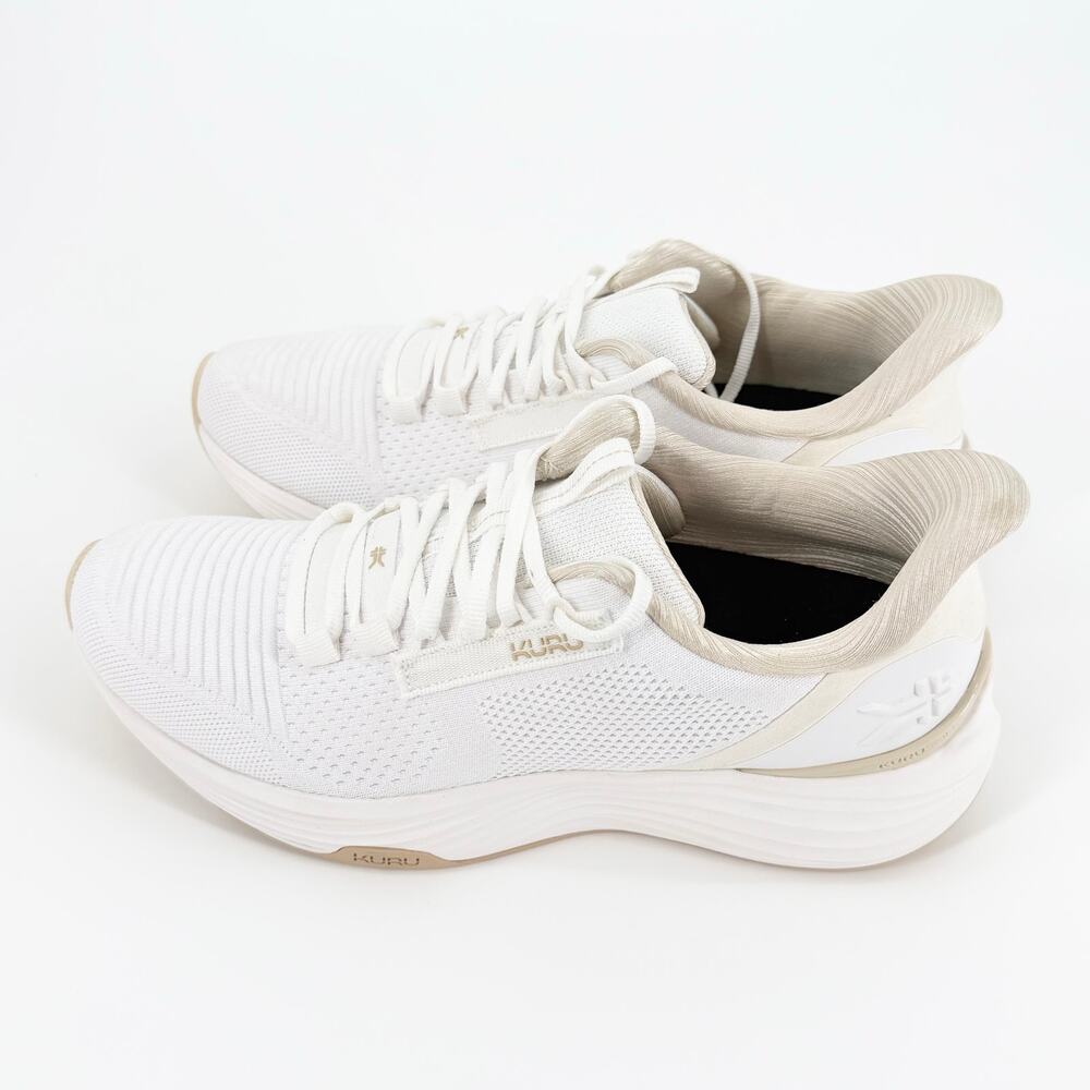 NEW KURU Atom 2 Women's 10 Bright White/Sand - NIB Orthopedic Athletic Sneakers - Picture 4 of 13